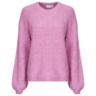 Vila VIRETTA O-NECK Pink Sweater Women's Sweaters - 1