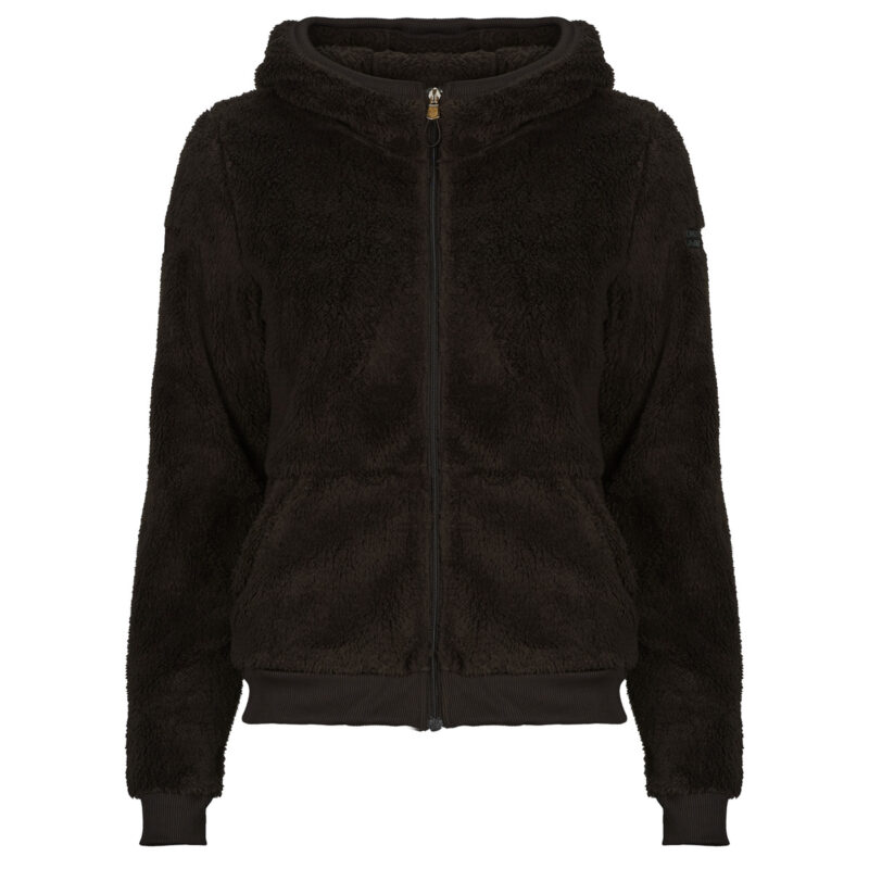 Felpa Only Play ONPFLUFFY HOOD FZ Marrone Felpe Donna - 1