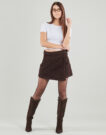 Gonne corte Vero Moda VMVICA HR SHORT CORDUROY Marrone Gonne corte Donna - 2