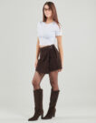 Gonne corte Vero Moda VMVICA HR SHORT CORDUROY Marrone Gonne corte Donna - 3