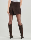 Gonne corte Vero Moda VMVICA HR SHORT CORDUROY Marrone Gonne corte Donna - 4