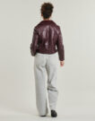 Giacca in pelle  Vero Moda  VMHAILEY   Rosso -   Giacche in pelle Donna - 4