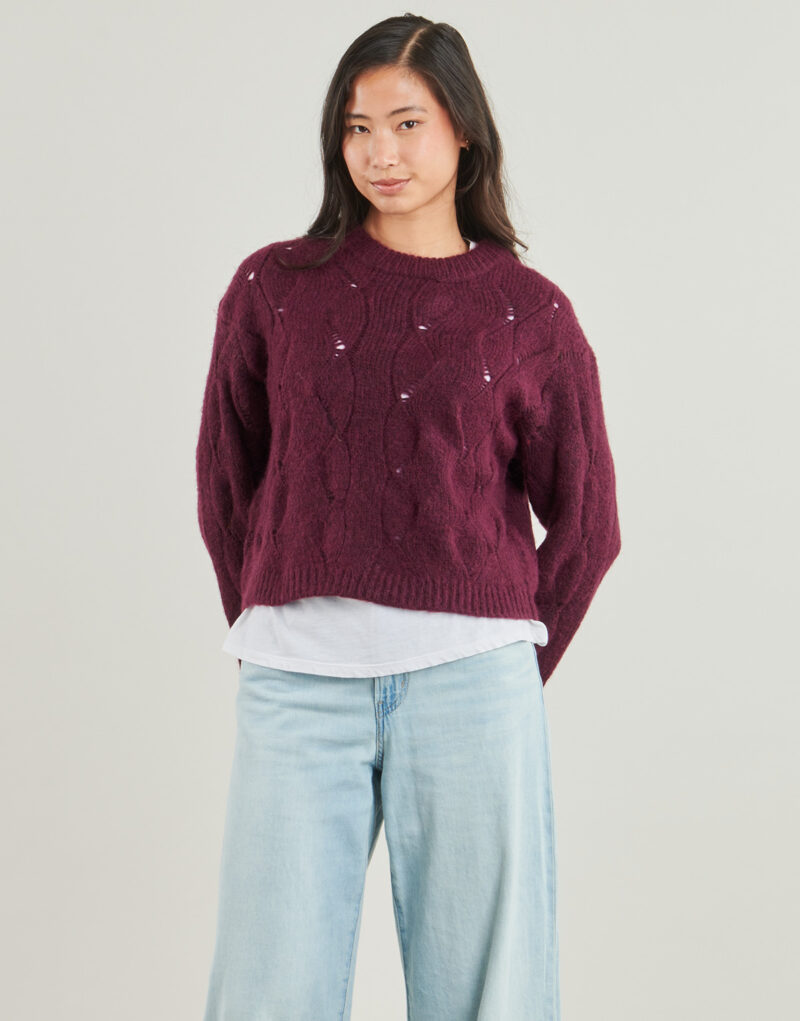 Maglione Vero Moda VMNEWLINA Rosso Maglioni Donna - 2