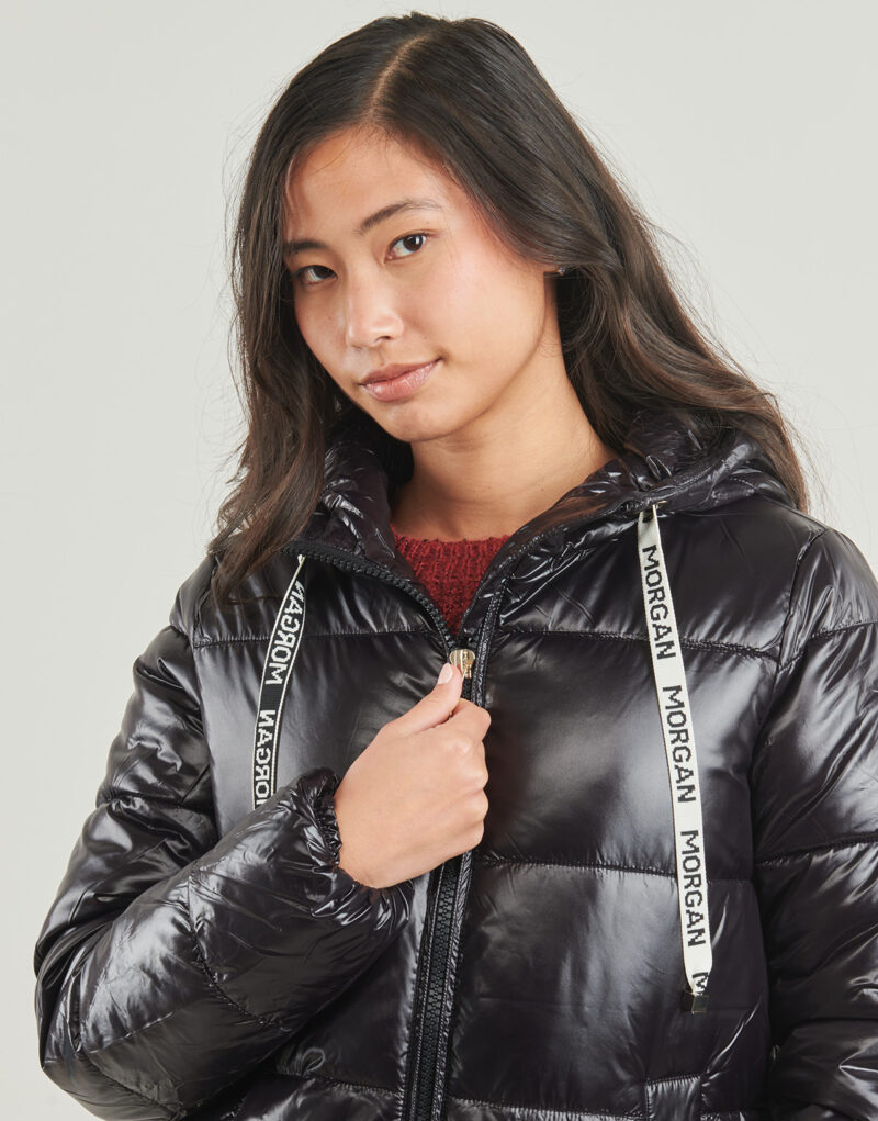 Piumino Morgan GMODOU Nero Piumini Donna - 5