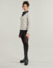 Maglione Morgan MVOOVE1 Grigio Maglioni Donna - 3
