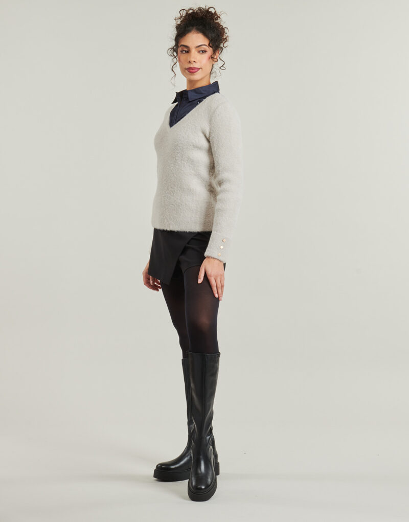 Maglione Morgan MVOOVE1 Grigio Maglioni Donna - 3
