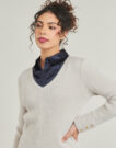 Maglione Morgan MVOOVE1 Grigio Maglioni Donna - 5