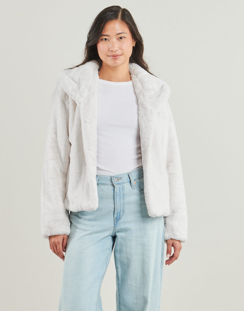 Kap Guess NEUE SOPHY JACKE Wei&szlig;er Mantelelle Frau - 2