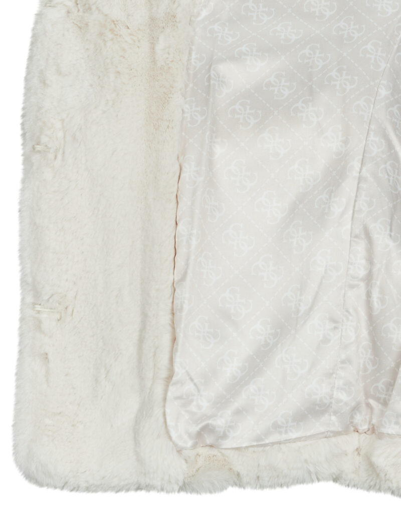 Kap Guess NEUE SOPHY JACKE Wei&szlig;er Mantelelle Frau - 6
