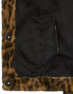 Mantella Guess LUNA FAUX FURE LEOPARD Marrone Mantelle Donna - 6