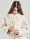 Manteau Guess Manteau blanc en fausse fourrure d'Agneseelle Donna - 5