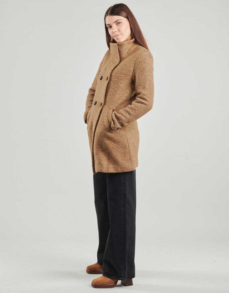 Mantella  Only  ONLNEWSOPHIA WOOL  Marrone -  Mantelle Donna - 3