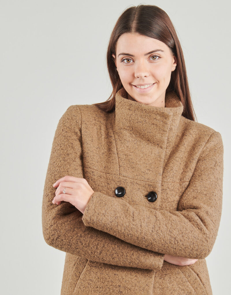 Mantella  Only  ONLNEWSOPHIA WOOL  Marrone -  Mantelle Donna - 5
