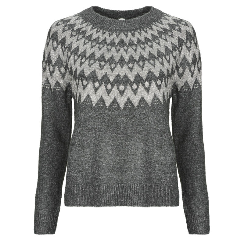 Maglione Only ONLFRY LS JQ GLITTER Grigio Maglioni Donna - 1
