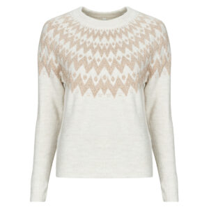 Maglione Only ONLFRY LS JQ GLITTER Beige Maglioni Donna