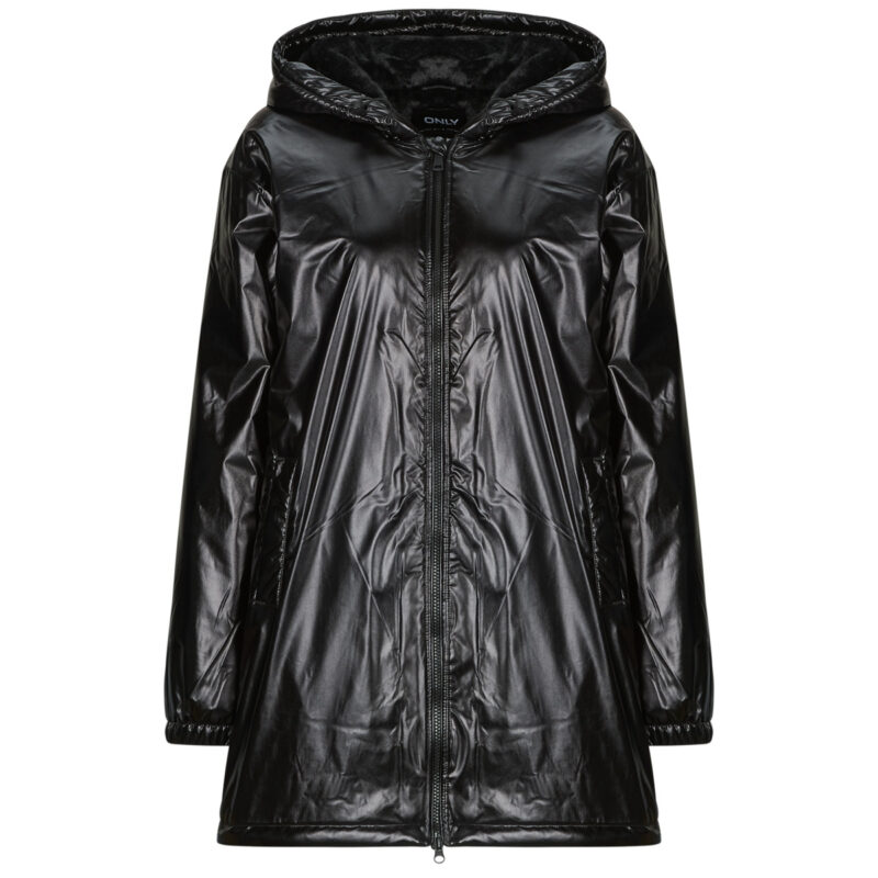 Parka Only Parka plateada metalizada ONLFRY para mujer - 1