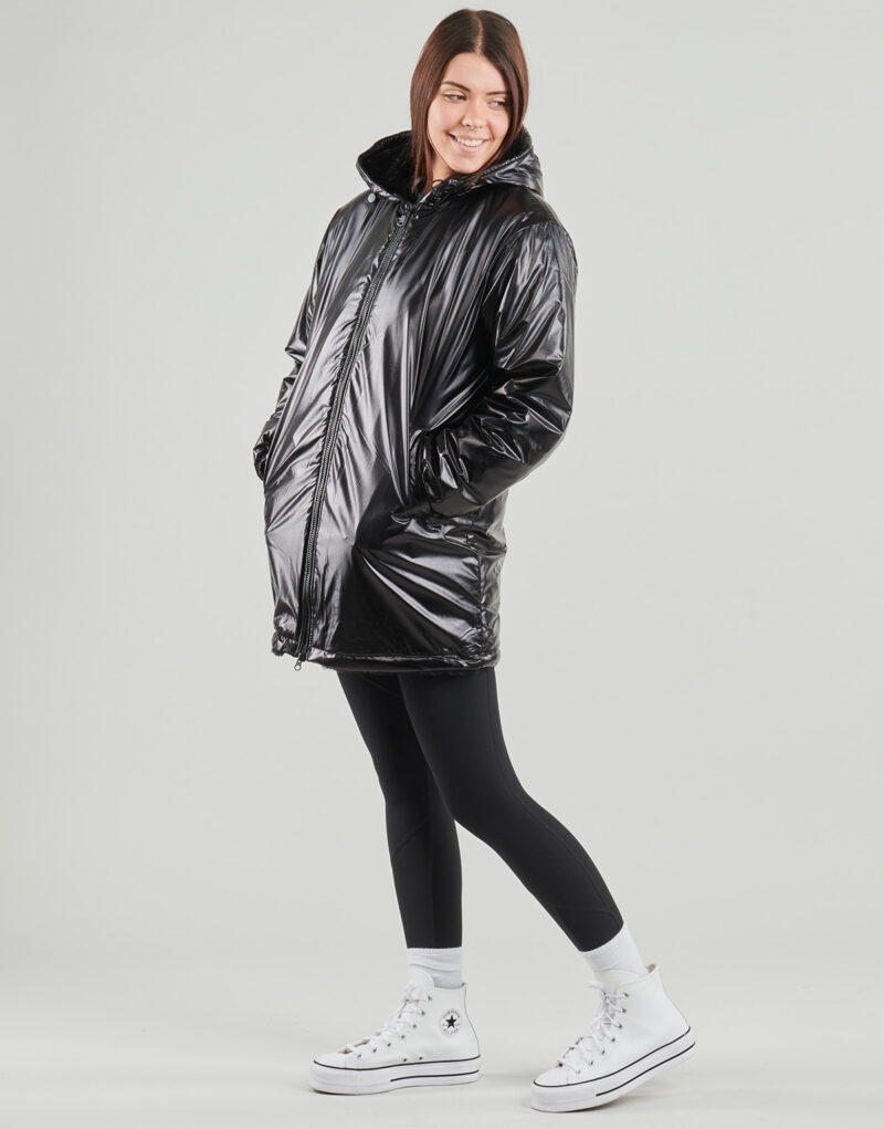 Parka Only Parka plateada metalizada ONLFRY para mujer - 3