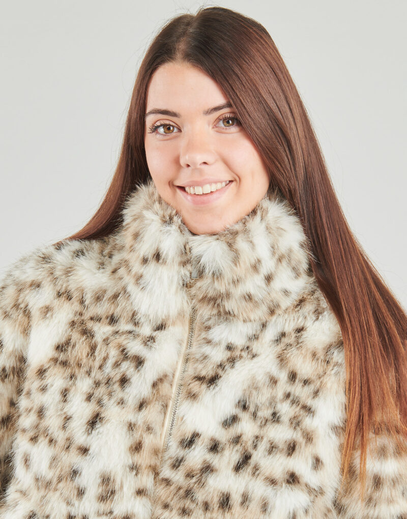 Mantella Only ONLJANIS LIFE FAUX FUR LEO Multicolore Mantelle Donna - 5