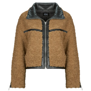 Mantella Only ONLPATTI LIFE TEDDY Marrone Mantelle Donna