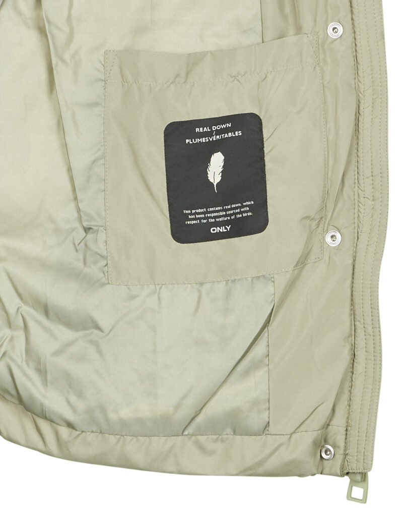 Piumino Only ONLALICE SHORT DOWN Verde Piumini Donna - 6