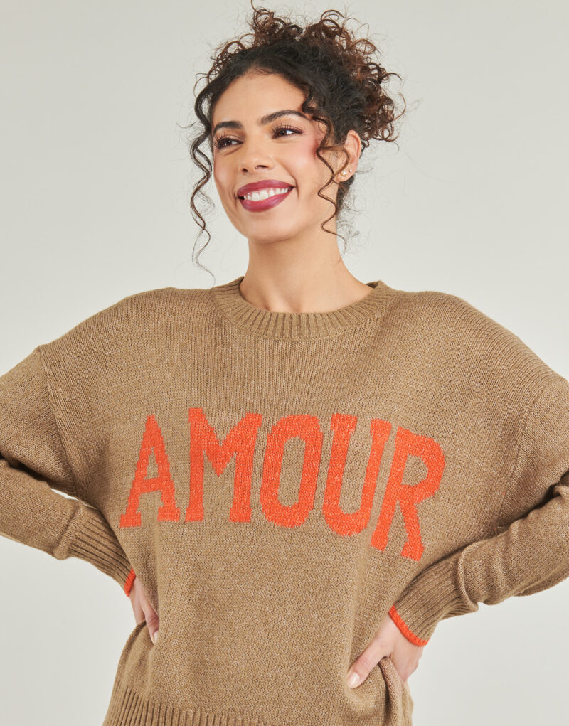 Maglione Only ONLNEW AMOUR Marrone Maglioni Donna - 5