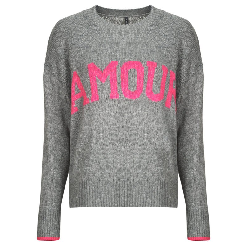 Maglione Only ONLNEW AMOUR Grigio Maglioni Donna - 1