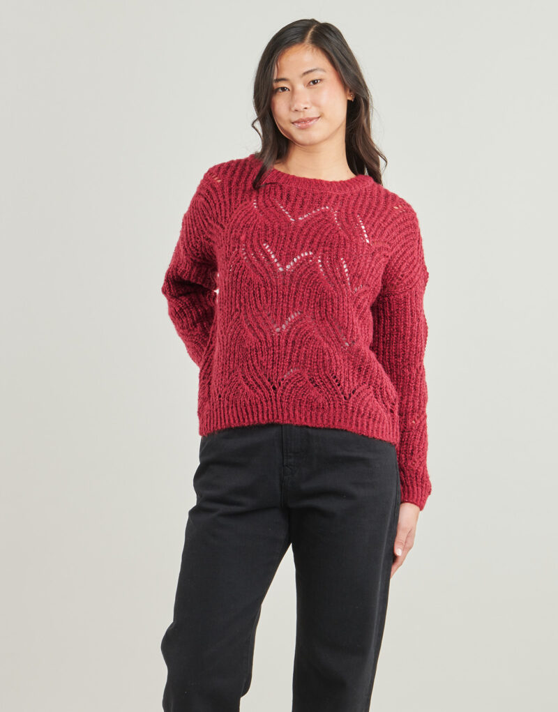 Maglione Only ONLHANJA LS GLITTER Bordeaux Maglioni Donna - 2