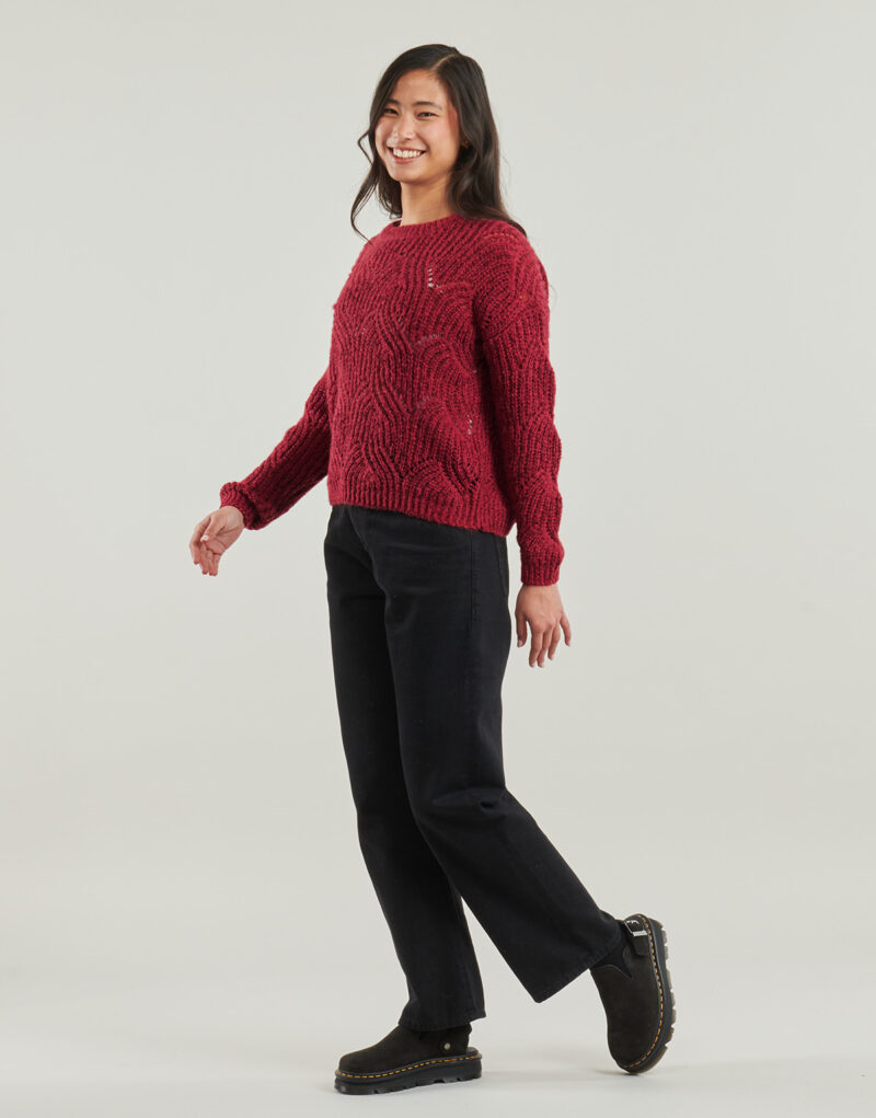 Maglione Only ONLHANJA LS GLITTER Bordeaux Maglioni Donna - 3