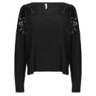 Maglione Only ONLSTARRY LS SEQUIN Nero Maglioni Donna - 1