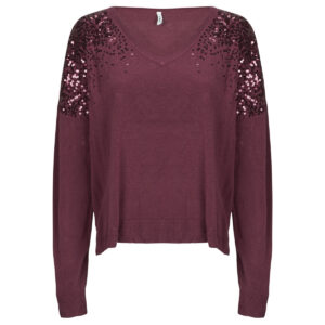 Maglione Only ONLSTARRY LS SEQUIN Viola Maglioni Donna