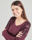 Pullover Only ONLSTARRY LS Paillettenpullover f&uuml;r Damen, lila - 5