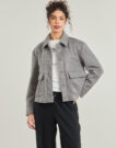 Giubbotto Only ONLSANNE BOUCLE SHORT Grigio Giubbotti Donna - 2