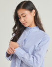 Camicia  Tommy Hilfiger  POPLIN RUFFLE SHIRT  Blu -  Camicie Donna - 5