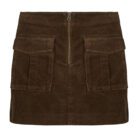 Gonne corte Tommy Hilfiger CORDUROY MINI SKIRT Marrone Gonne corte Donna - 1