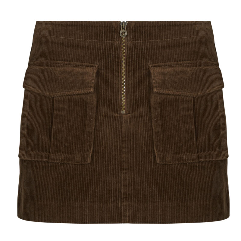Gonne corte Tommy Hilfiger CORDUROY MINI SKIRT Marrone Gonne corte Donna - 1