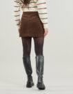 Gonne corte Tommy Hilfiger CORDUROY MINI SKIRT Marrone Gonne corte Donna - 4