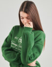 Felpe Tommy Hilfiger VARSITY CREST FLEECE SWTSHRT Verde Felpe Donna - 5