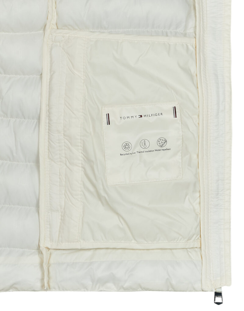 Piumino Tommy Hilfiger LW PADDED SLIM JACKET Bianco Piumini Donna - 6