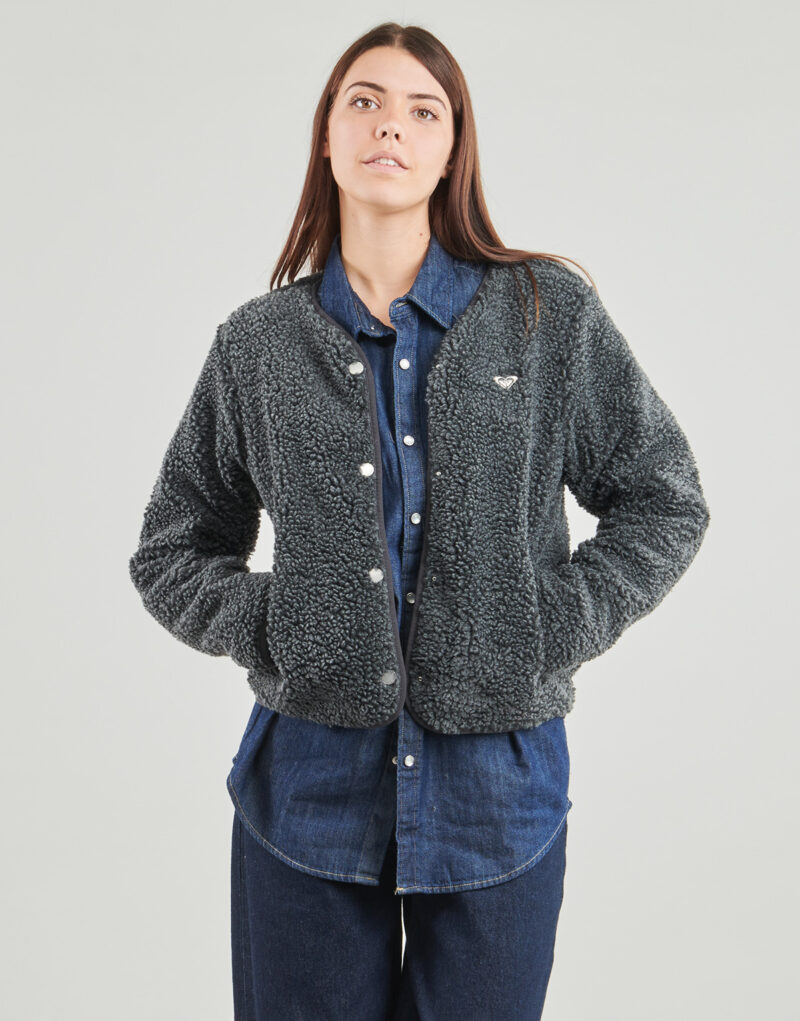 Felpa Roxy ICONIC TOWN Grigio Felpe Donna - 2