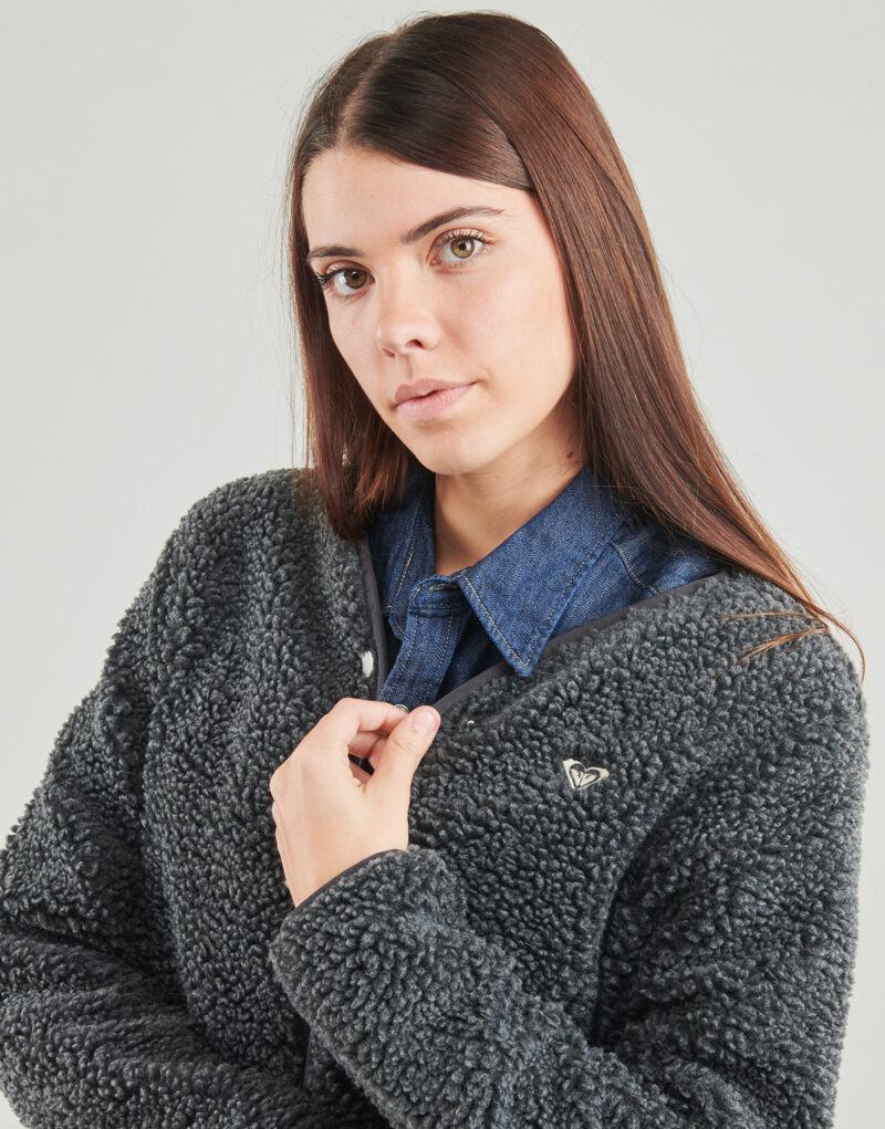 Felpa Roxy ICONIC TOWN Grigio Felpe Donna - 5