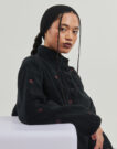 sudadera Levis Sudadera negra para mujer KASEY SHERPA PULLOVER OW - 5