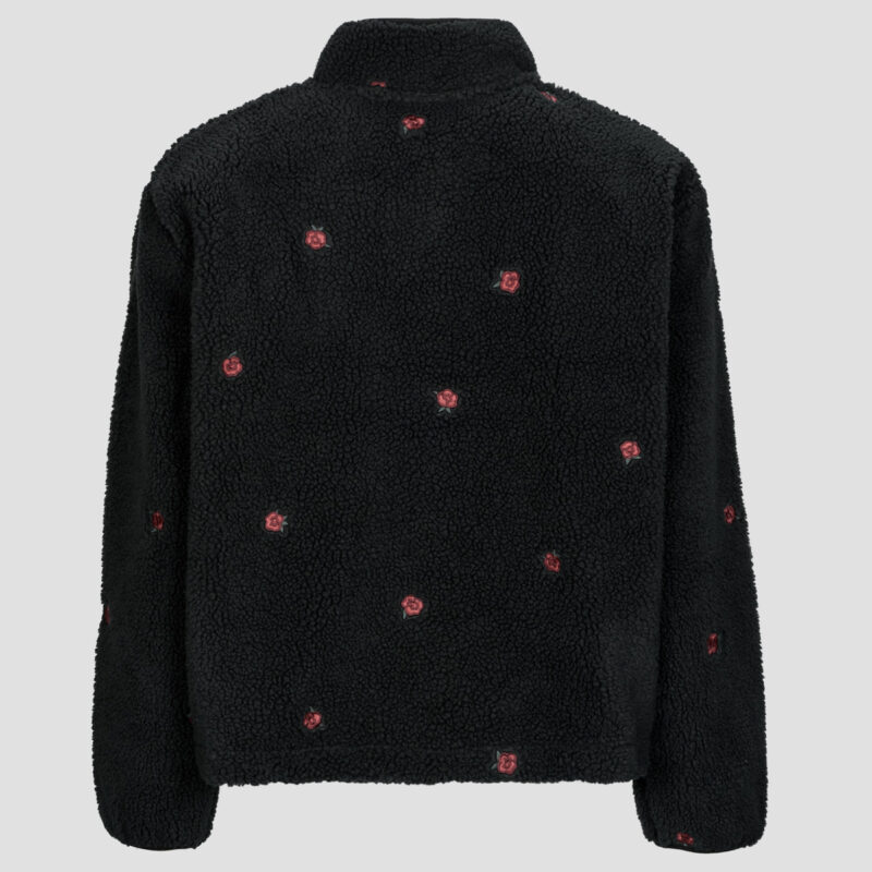 sudadera Levis Sudadera negra para mujer KASEY SHERPA PULLOVER OW - 6