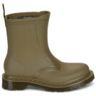 Dr. Martens 1460 Rain Pull On Boot DMs Olive PVC Kaki Stivali da pioggia Donna - 2