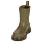 Dr. Martens 1460 Rain Pull On Boot DMs Olive PVC Kaki Stivali da pioggia Donna - 3