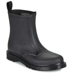 Dr. Martens  1460 Rain Pull On Boot Black PVC  Nero -  Stivali da pioggia Donna