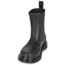 Dr. Martens 1460 Rain Pull On Boot Black PVC Nero Stivali da pioggia Donna - 3