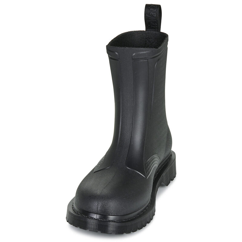 Dr. Martens 1460 Rain Pull On Boot Black PVC Nero Stivali da pioggia Donna - 3