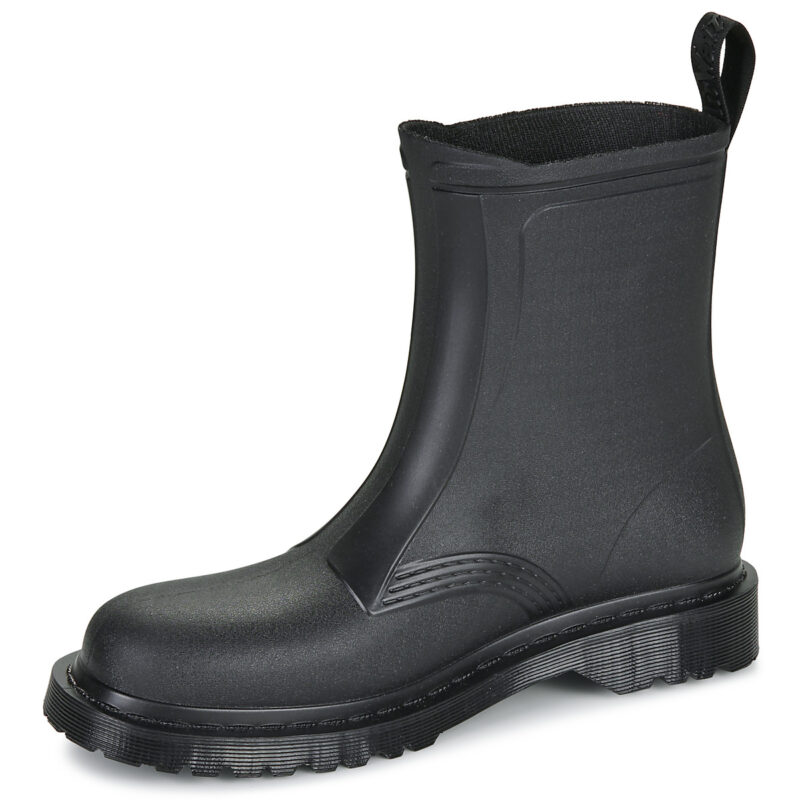 Dr. Martens 1460 Rain Pull On Boot Black PVC Nero Stivali da pioggia Donna - 4