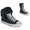 Converse  CHUCK TAYLOR ALL STAR FOLD OVER  Nero -  Sneakers alte Donna