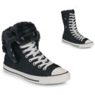 Converse  CHUCK TAYLOR ALL STAR FOLD OVER  Nero -  Sneakers alte Donna - 1